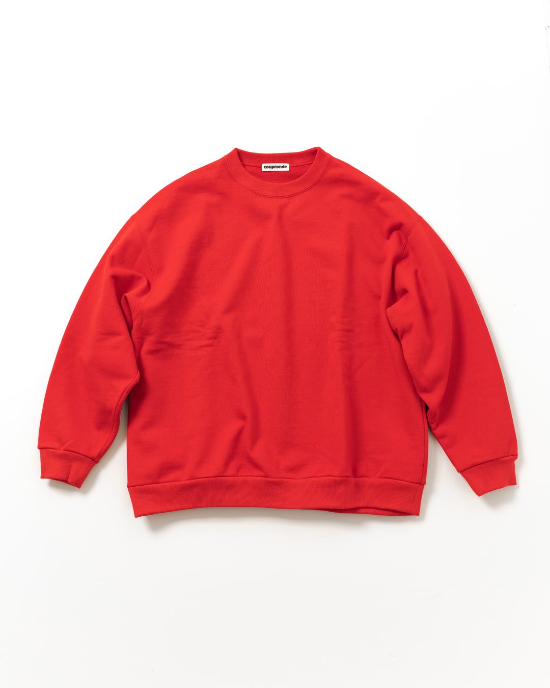 SUVIN COTTON SWEAT RED – coupronde